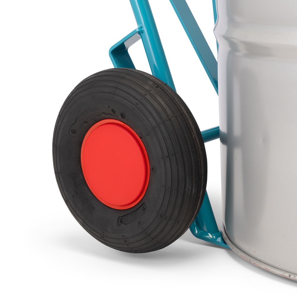 Produktabbildung Nr. 4: Ameise® Fasskarre, für 1x 200-Liter-Fass, Tragkraft 250 kg, Fassrandgreifer, Luft-Bereifung