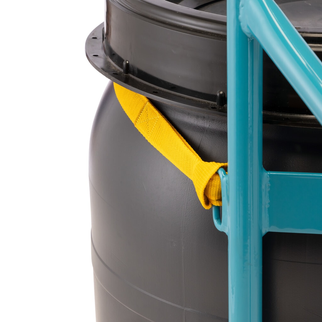 Produktabbildung Nr. 8: Ameise® Fasskarre, für 1x 200-Liter-Fass, Tragkraft 250 kg, Sicherungsspannband