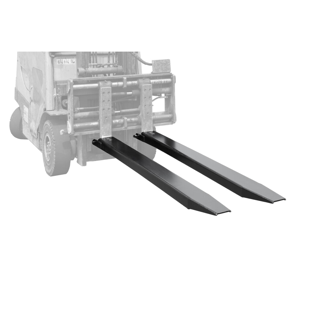 Ameise® Gabelverlängerung GO-1, offene Ausführung, Länge 1.600 mm, Gabelzinkenquerschnitt BxH 100 x 40 mm Produktabbildung Nr. 3: Ameise® Gabelverlängerung GO-1, offene Ausführung, Länge 1.600 mm, Gabelzinkenquerschnitt BxH 100 x 40 mm
