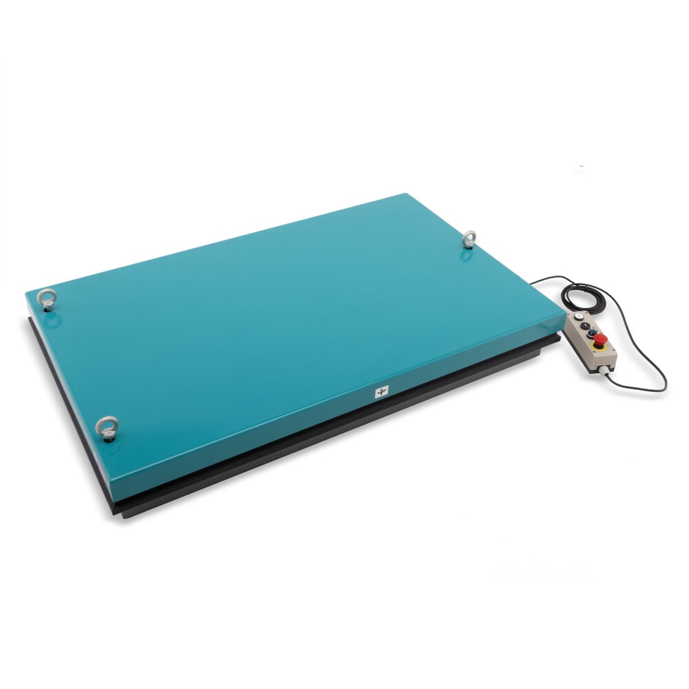 Termékkép száma 3: Ameise® ollós emelőasztal, egyszeres olló, teherbírás 500 kg, plató méret 1.300 x 800 mm