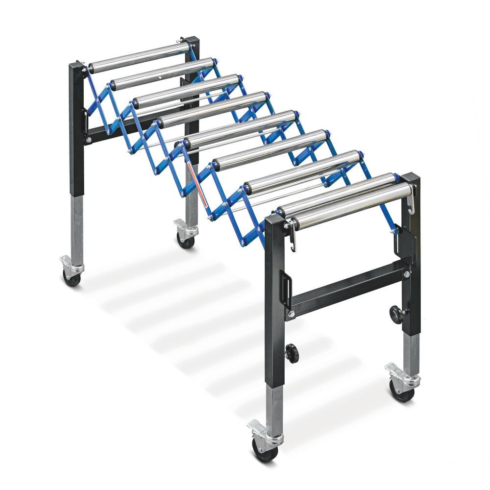 Termékkép száma 3: Ameise® ollós görgős szállítópálya, pályahossz 375-1270 mm, pályaszélesség 350 mm, teherbírás 60 kg