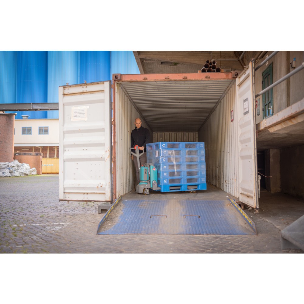 Termékkép száma 10: Ameise® PTE 1.6 elektromos emelőkocsi, teherbírás 1600 kg, villahossz 1150 mm