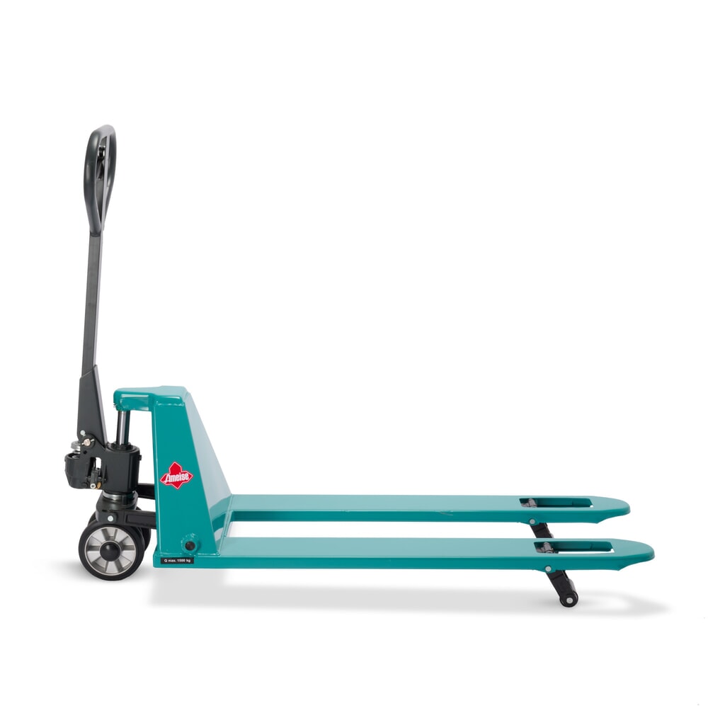 Termékkép száma 6: Ameise® PTM 1.5 Low, laposvillás kézi emelőkocsi, teherbírás 1500 kg, villahossz 1150 mm, tömörgumi/poliuretán kerekek
