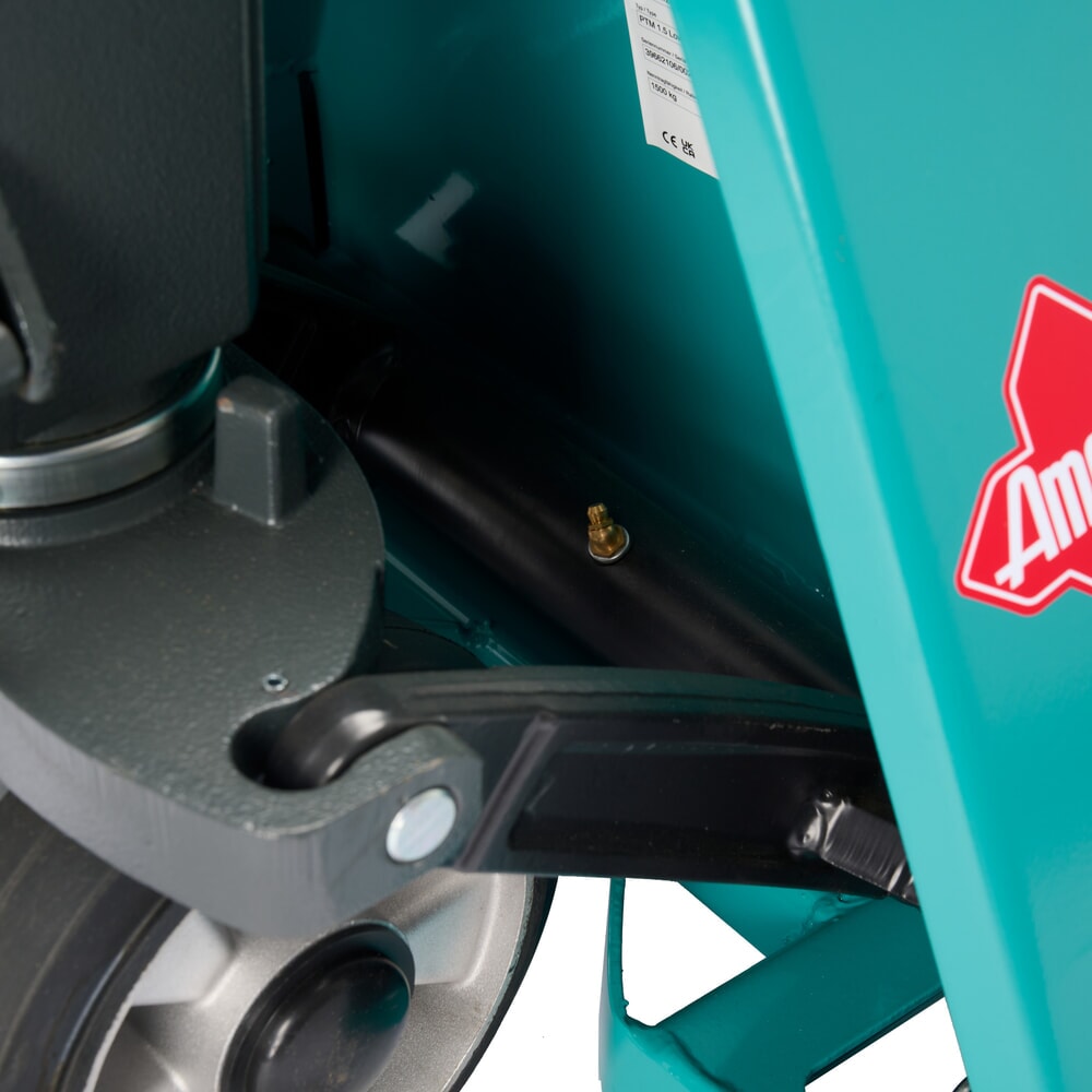 Termékkép száma 8: Ameise® PTM 1.5 Low, laposvillás kézi emelőkocsi, teherbírás 1500 kg, villahossz 1150 mm, tömörgumi/poliuretán kerekek