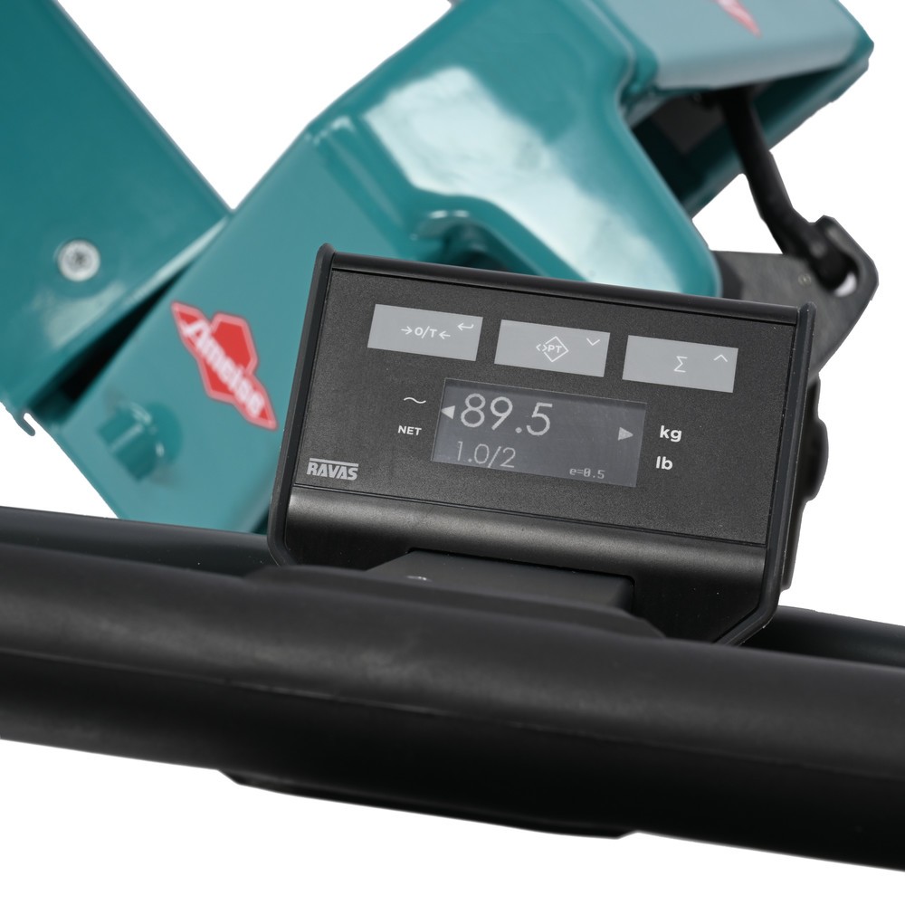 Product image no. 6: Ameise® PTM 2.0 Scale weighing pallet truck featuring display on tiller head, load capacity 2,000 kg, tandem rollers