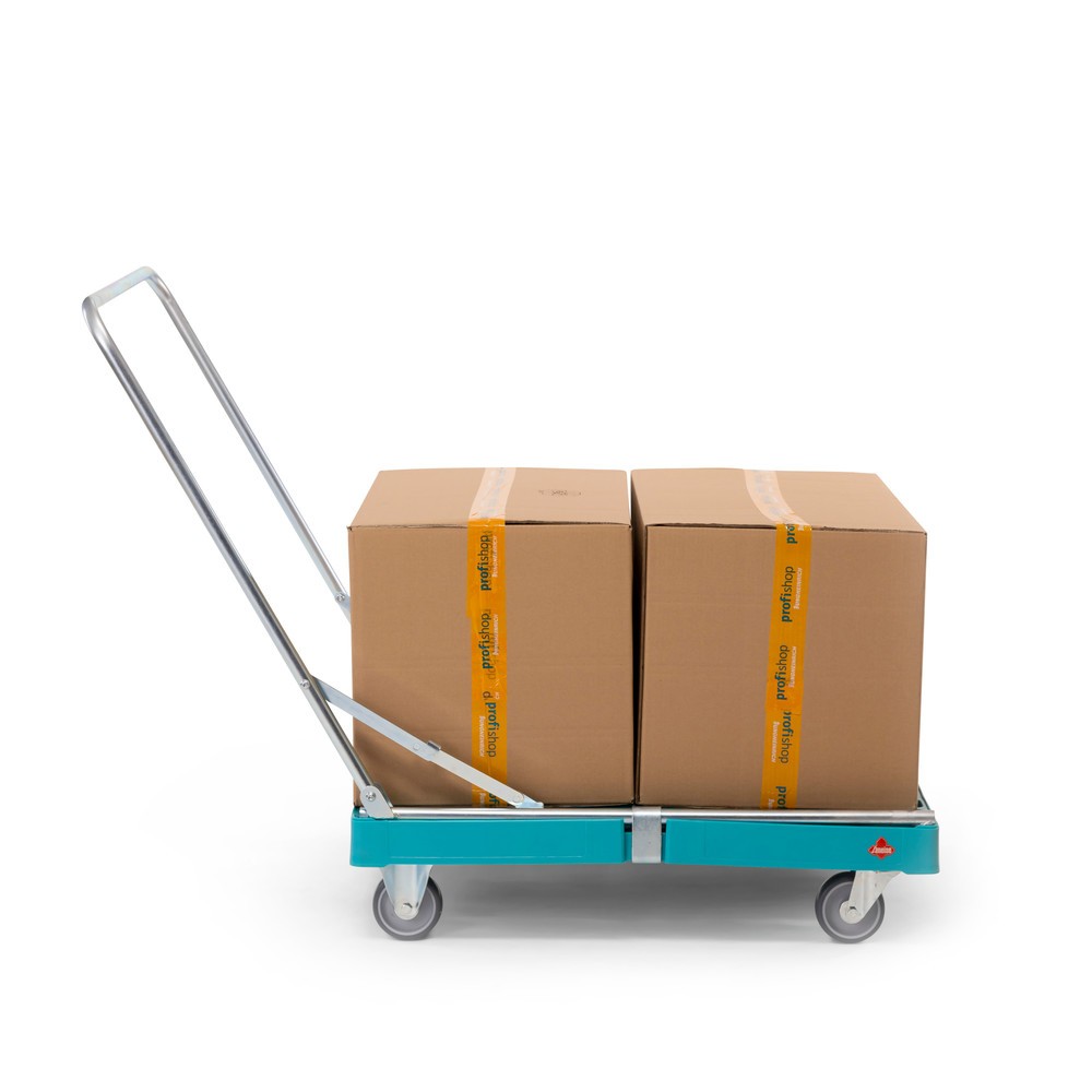 Produktabbildung Nr. 4: Ameise® Rollplatte mit Schiebebügel, TK 300 kg, 2 Bock- und 2 Lenkrollen