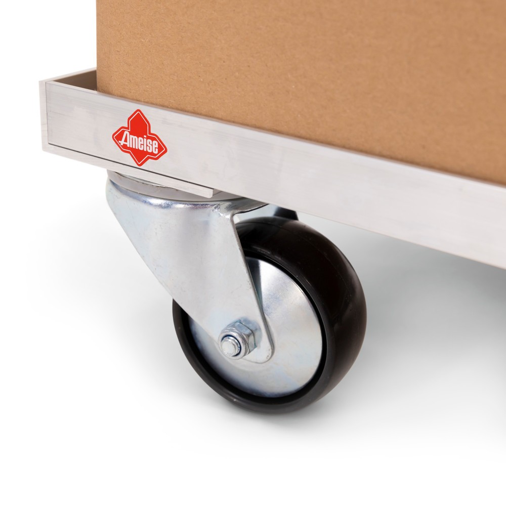 N° de l'image du produit 4 : Ameise® Rouleur de transport en aluminium Dolly, jeu de 2, capacité de charge 150 kg