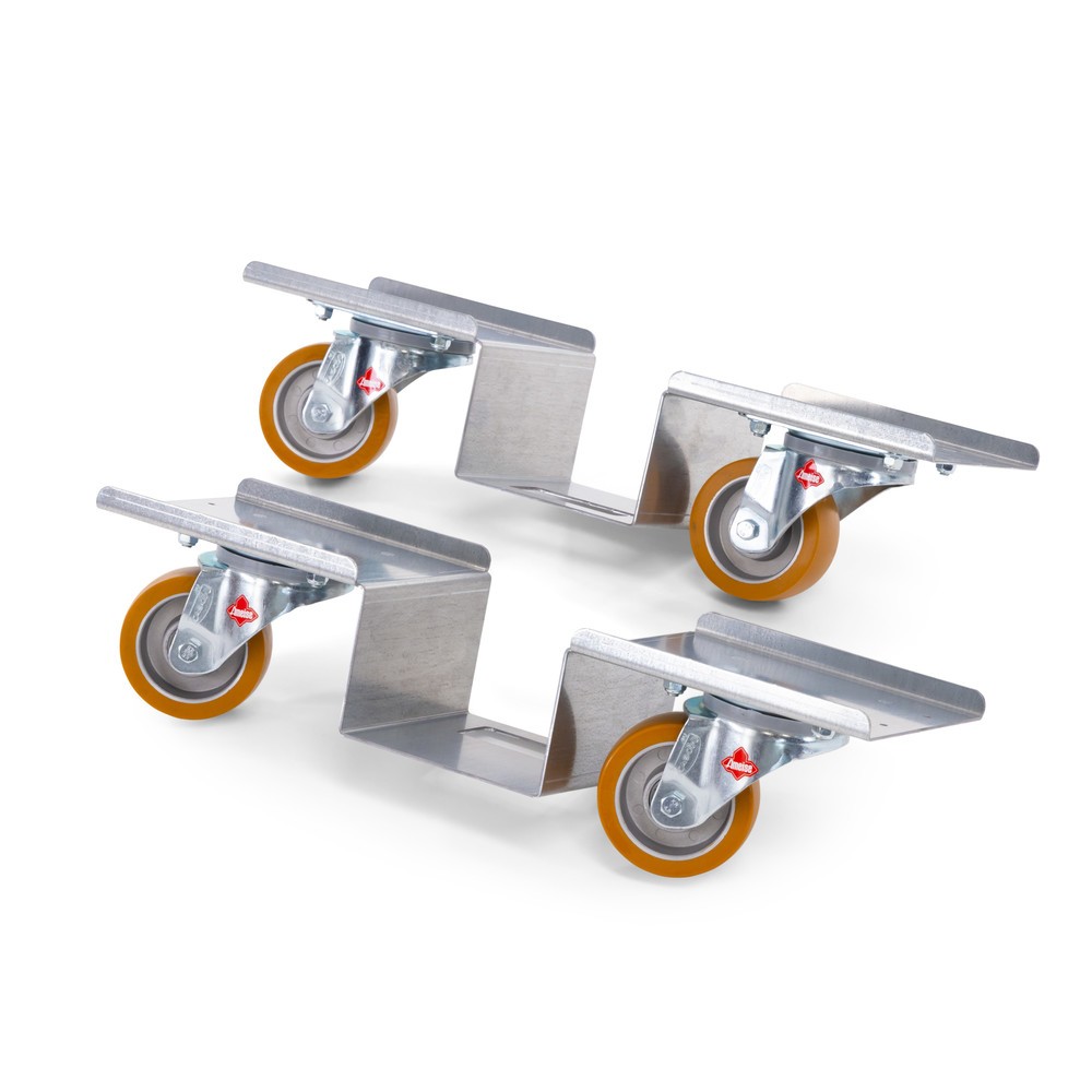Illustration du produit: Ameise® Rouleur de palettes Europe A-ER1, lot de 2, capacité de charge 1 000 kg
