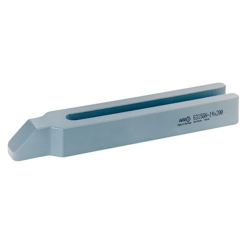Produktabbildung: AMF Gabelspanneisen Nr. 6315GN, Länge 160 mm, Schlitzbreite 14 mm, für Spannschraube M12, M14