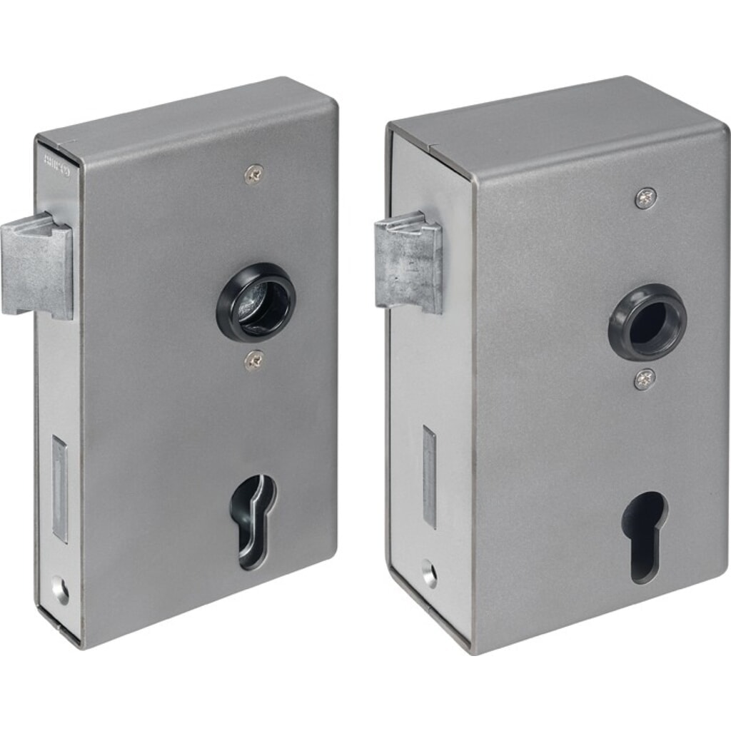 Produktabbildung: AMF Schlosskasten 140U, Maß A30xB94xC172 mm, DIN links / rechts, Dornmaß 60 mm