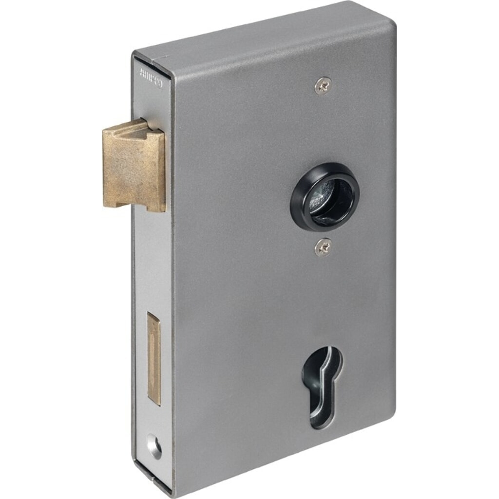 AMF Schlosskasten 140UM, Maß A30xB94xC172 mm, DIN links / rechts, Dornmaß 60 mm Produktabbildung: AMF Schlosskasten 140UM, Maß A30xB94xC172 mm, DIN links / rechts, Dornmaß 60 mm