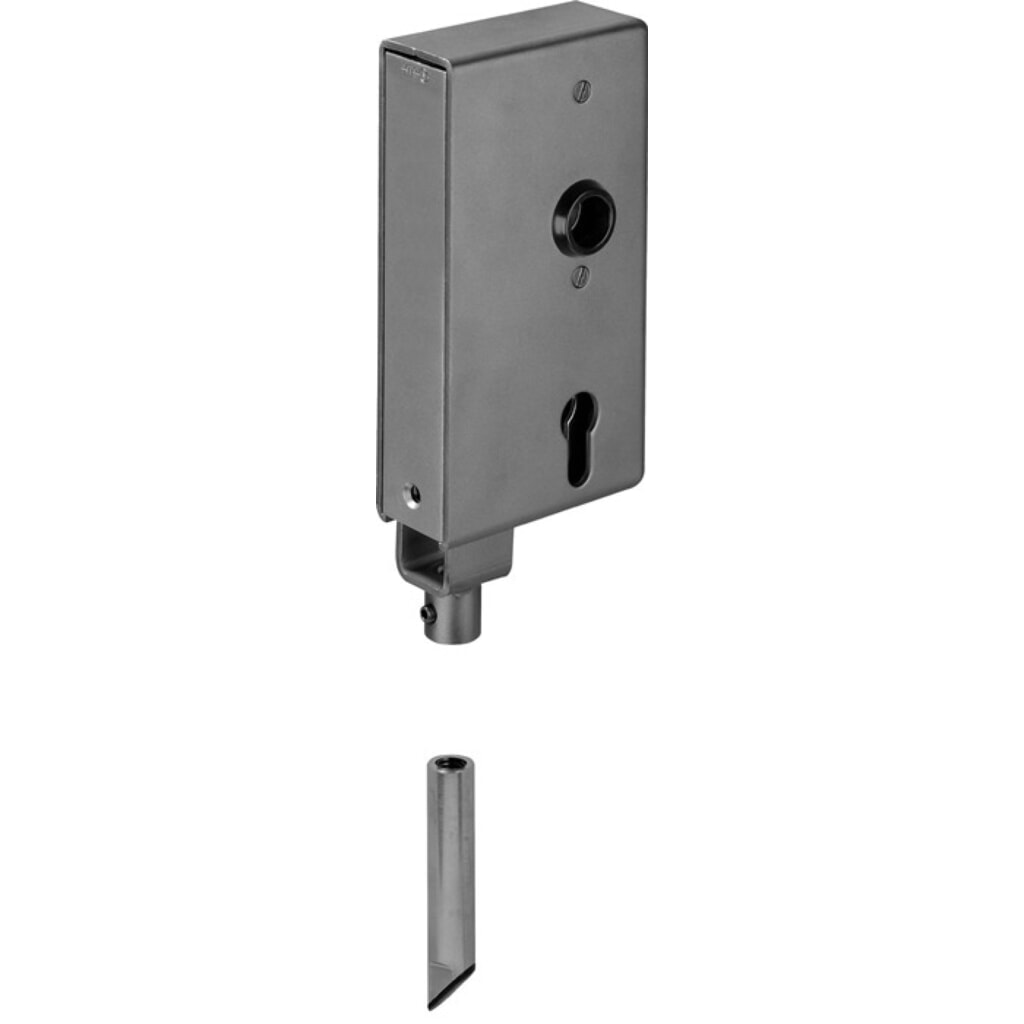 AMF Schlosskasten 140V, Maß A40xB94xC173 mm, DIN links / rechts, Dornmaß 60 mm Produktabbildung: AMF Schlosskasten 140V, Maß A40xB94xC173 mm, DIN links / rechts, Dornmaß 60 mm