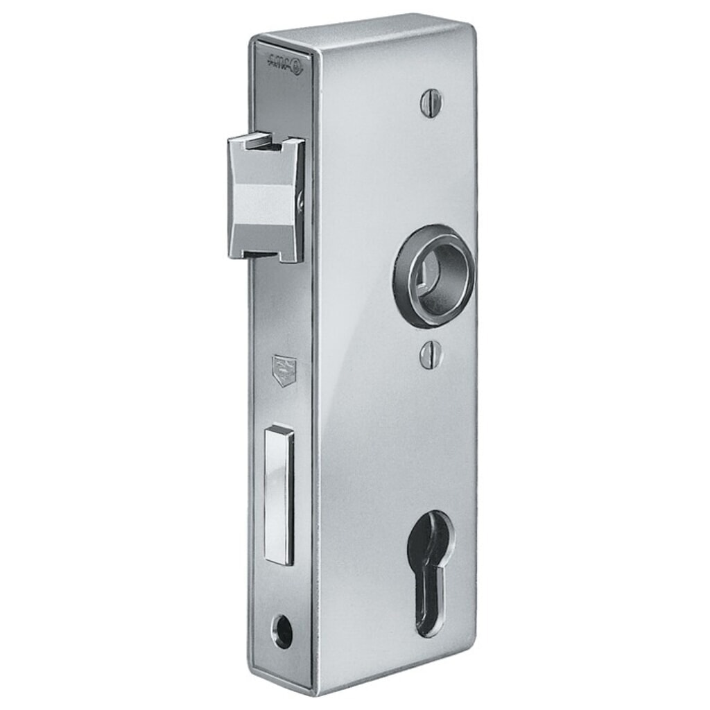 Produktabbildung: AMF Schlosskasten 141UNIG-30PZ, Maß A30xB60xC166 mm, DIN links / rechts, Dornmaß 40 mm