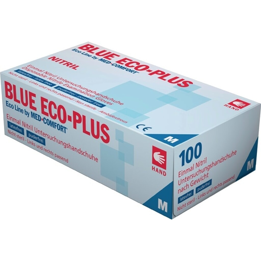 Produktabbildung: AMPRI Einw.-Handsch.Blue Eco Plus Gr.L blau