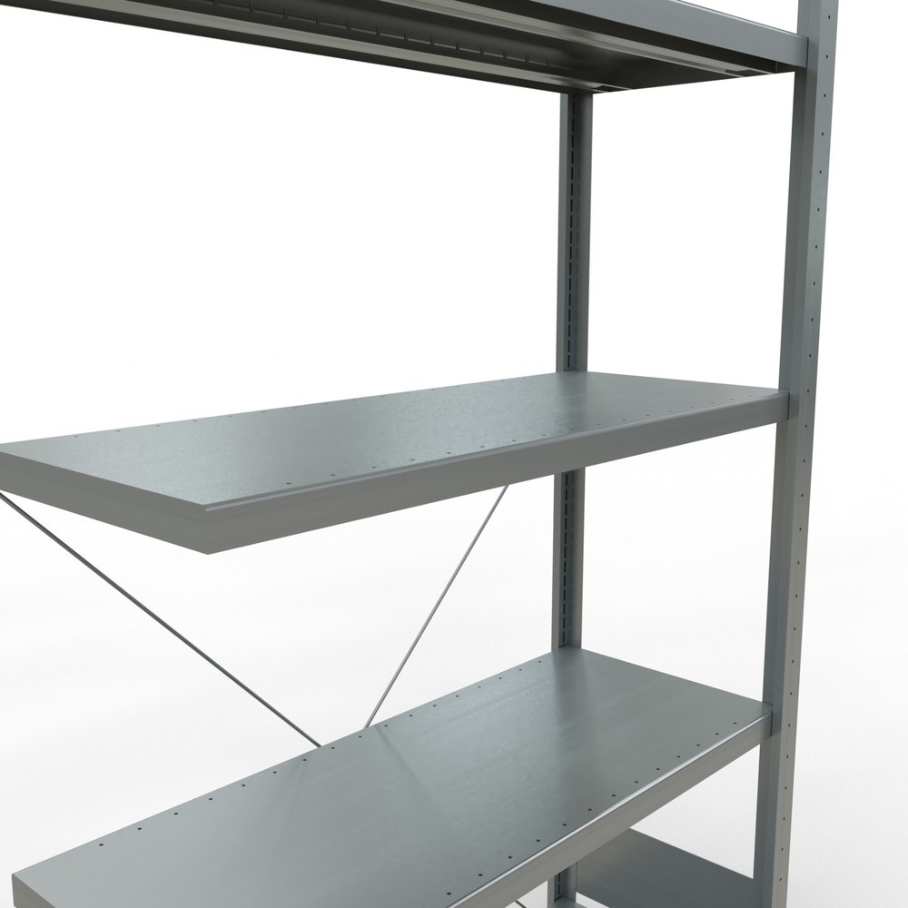 Produktabbildung Nr. 5: Anbaufeld für SCHULTE Komplettpaket Fachbodenregal Stecksystem, Fachlast 250 kg, HxBxT 2.000 x 1.000 x 400 mm