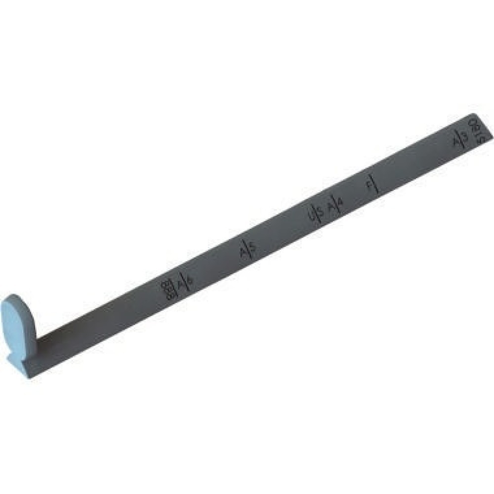 Produktabbildung: Leitz Anschlagschiene 51720000 für Locher 5180 DIN A3 silber