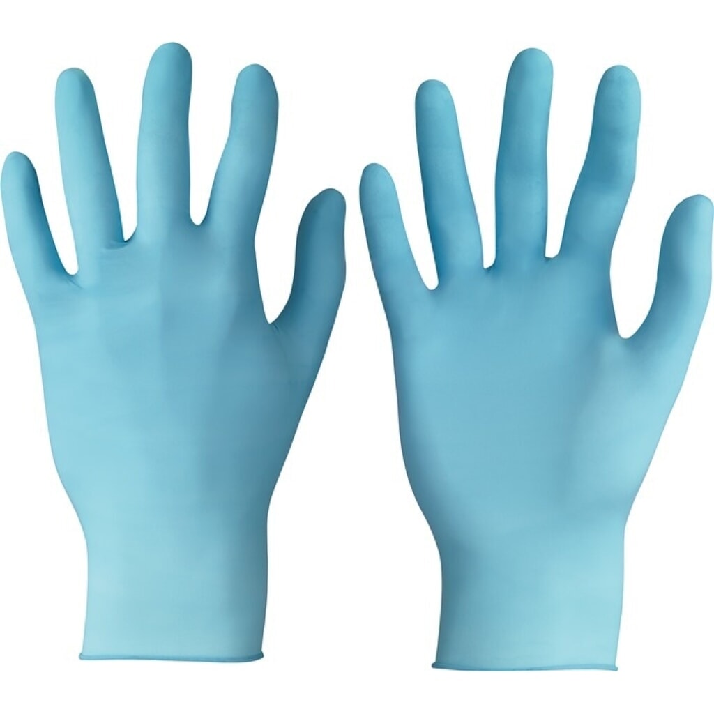 Ansell Einweghandschuhe TouchNTuff® 92-670, Größe 9,5-10 hellblau, Nitril Produktabbildung: Ansell Einweghandschuhe TouchNTuff® 92-670, Größe 9,5-10 hellblau, Nitril