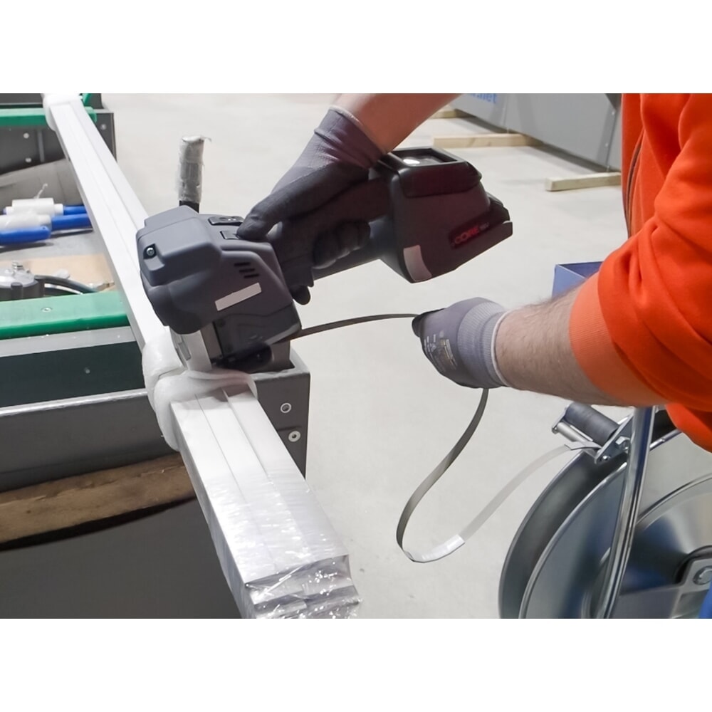 N° de l'image du produit 6 : Appareil de cerclage sur batterie BPT, pour feuillard en acier 16 mm