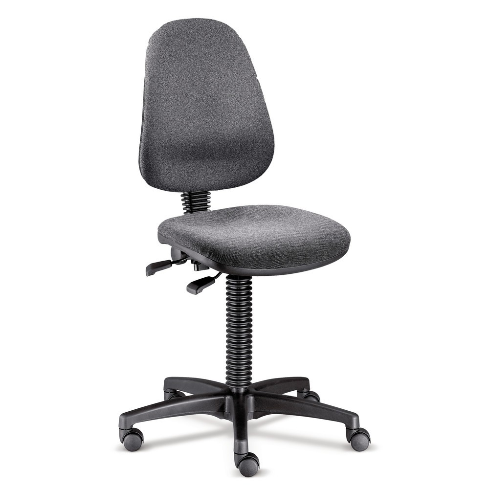 Produktabbildung: SITWELL STEIFENSAND Arbeitsdrehstuhl BM Industrie, Kunstleder, Sitzhöhe 480-650 mm, Rollen, blau