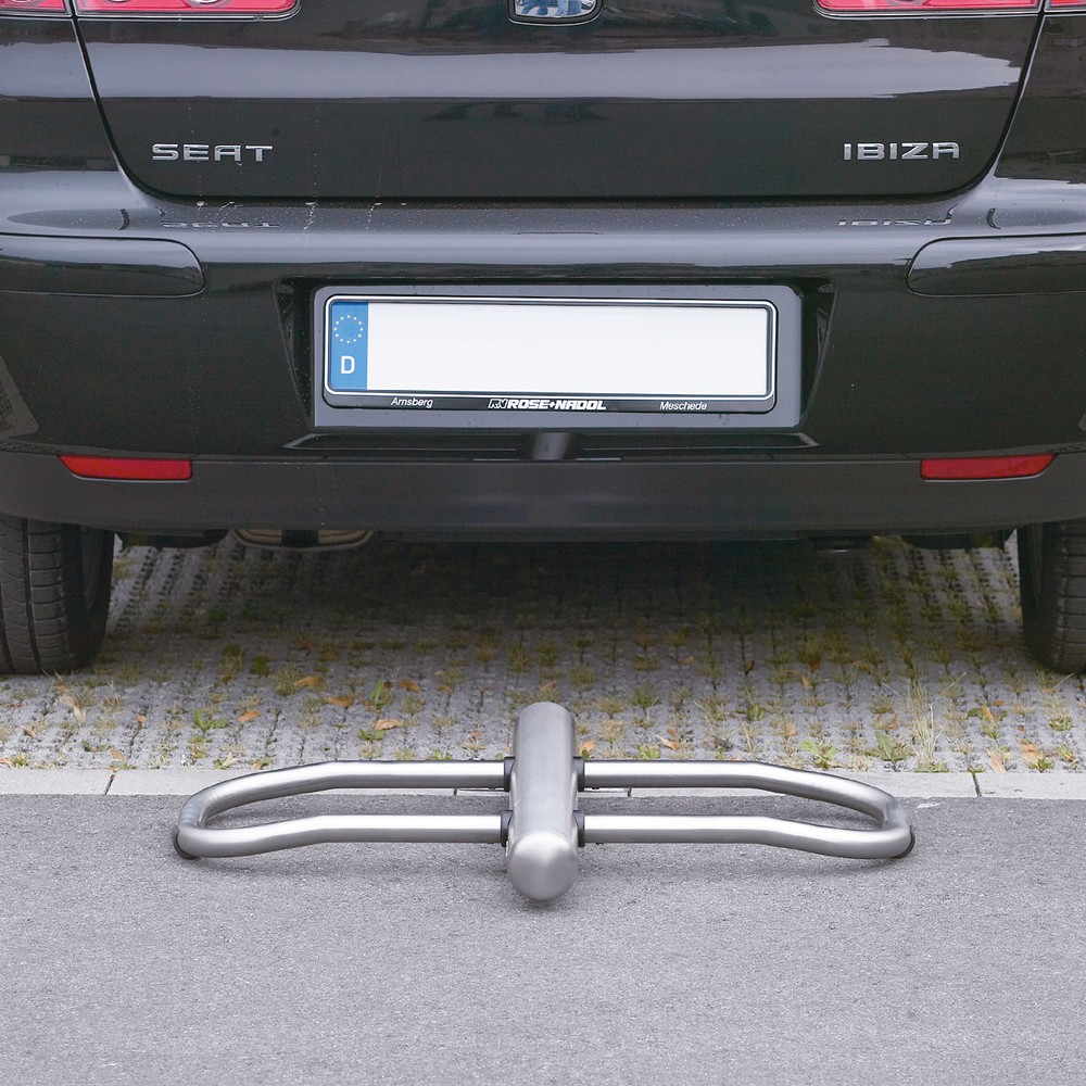 N° de l'image du produit 2 : URBANUS Arceau anti-stationnement rabattable Premium, verrouillable, hauteur 475 mm