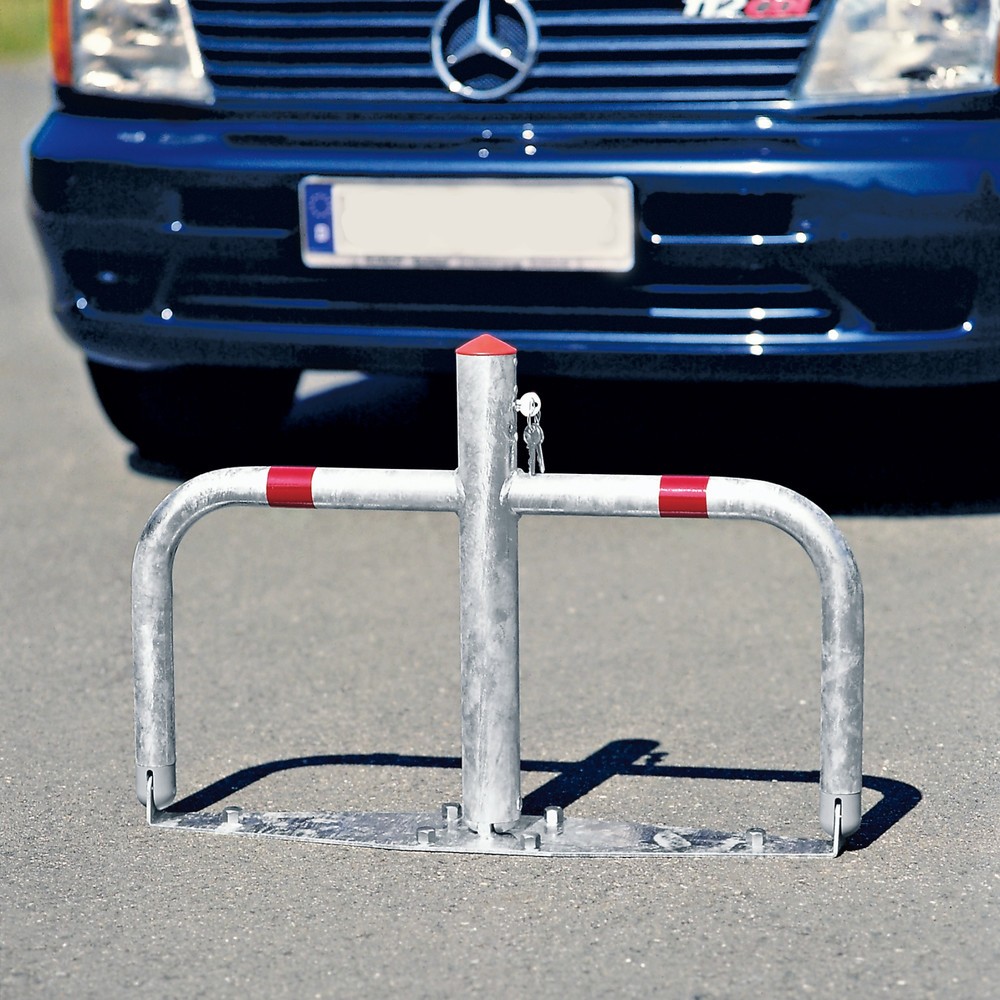 Illustration du produit: URBANUS Arceau rabattable anti-stationnement Comfort, verrouillable, hauteur 500 mm