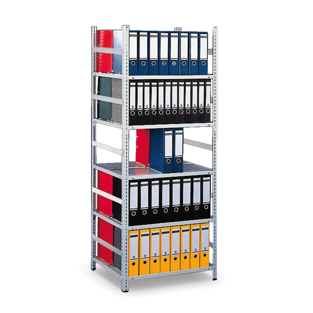 Product afbeelding: Archiefstelling META, BV, dubbelzijdig, zonder afdekbord, verzinkt, hxbxd 1.850 x 750 x 600 mm