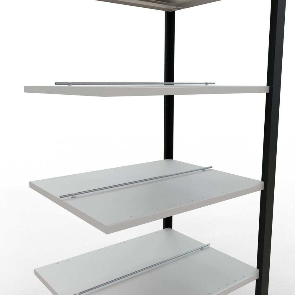Productafbeelding nr. 4: Archiefrekken SCHULTE AV, dubbelzijdig, met middenaanslagen, VL 150 kg, zwart, hxbxd 2.000 x 750 x 600 mm