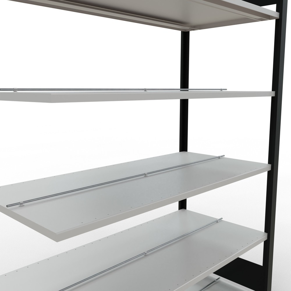 Productafbeelding nr. 4: Archiefrekken SCHULTE AV, dubbelzijdig, met middenaanslagen, VL 150 kg, zwart, hxbxd 2.000 x 1.300 x 600 mm