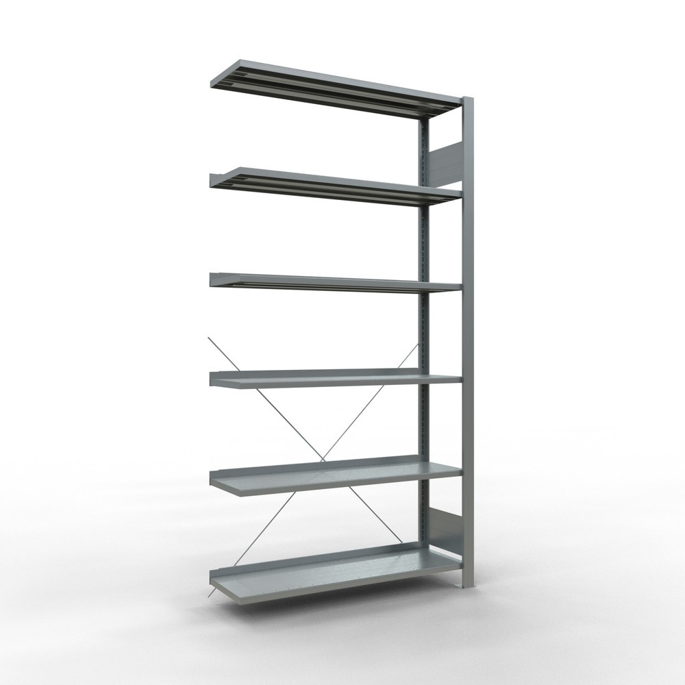 Product afbeelding: Archiefrekken SCHULTE AV, eenzijdig, met eindaanslagen, VL 85 kg, hxbxd 2.000 x 1.000 x 300 mm
