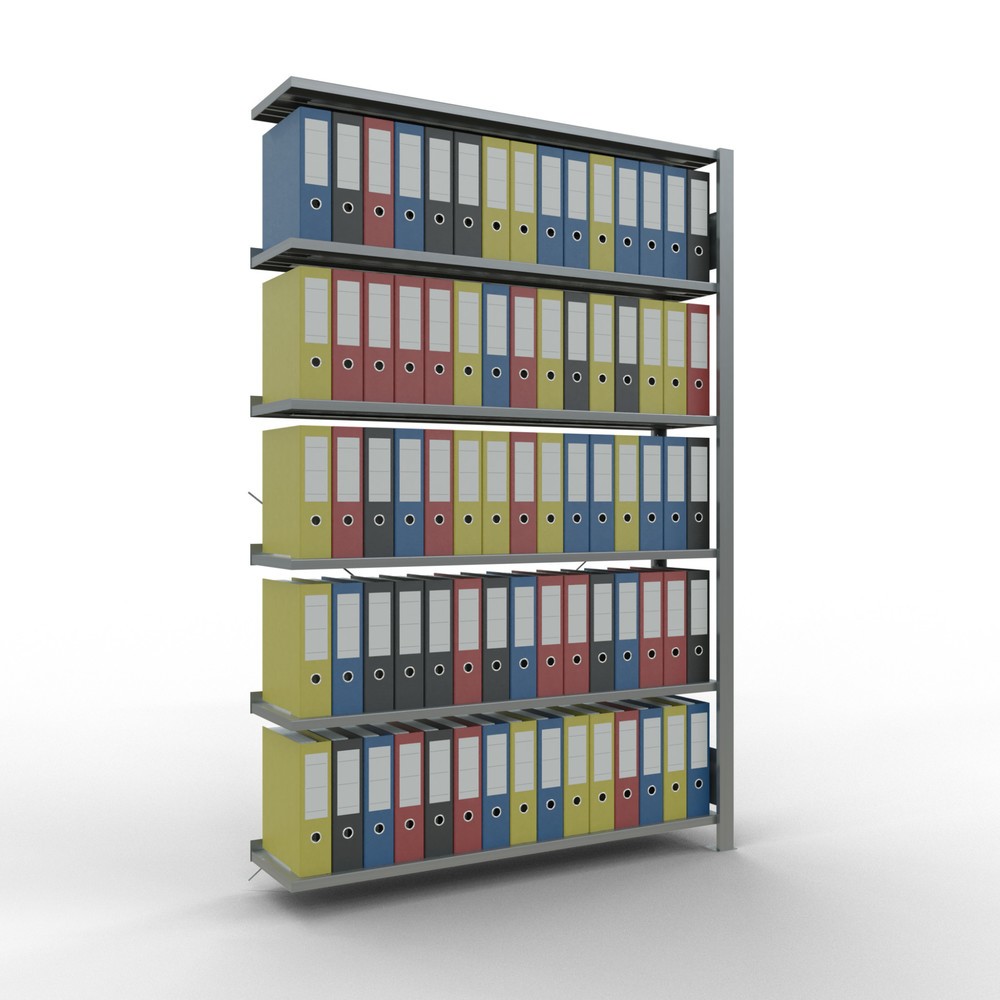 Productafbeelding nr. 2: Archiefrekken SCHULTE AV, eenzijdig, met eindaanslagen, VL 85 kg, hxbxd 2.000 x 1.300 x 300 mm