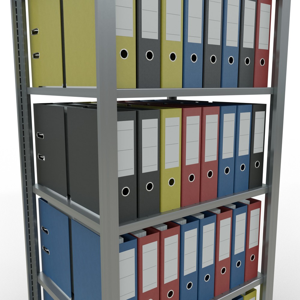 Productafbeelding nr. 3: Archiefrekken SCHULTE BV, dubbelzijdig, zonder middenaanslagen, VL 150 kg, hxbxd 2.000 x 750 x 600 mm