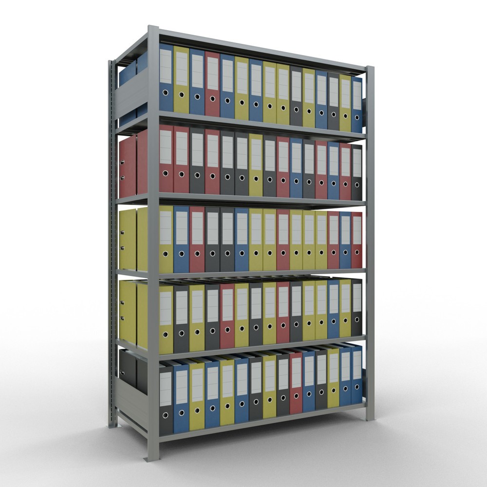 Productafbeelding nr. 2: Archiefrekken SCHULTE BV, dubbelzijdig, zonder middenaanslagen, VL 150 kg, hxbxd 2.000 x 1.300 x 600 mm