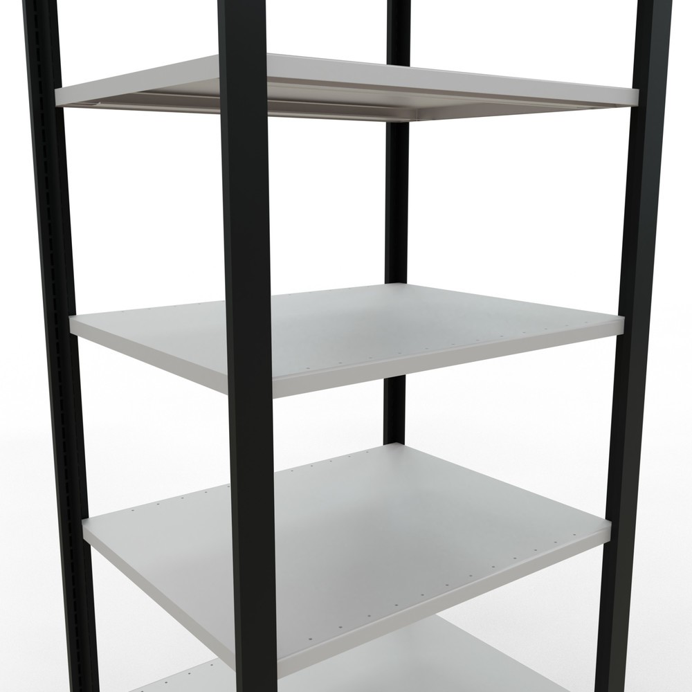 Productafbeelding nr. 4: Archiefrekken SCHULTE BV, dubbelzijdig, zonder middenaanslagen, VL 150 kg, zwart, hxbxd 2.300 x 750 x 600 mm