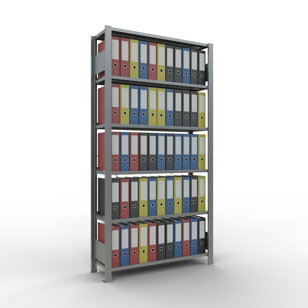 Productafbeelding nr. 2: Archiefrekken SCHULTE BV, eenzijdig, met eindaanslagen, VL 85 kg, hxbxd 2.000 x 1.000 x 300 mm