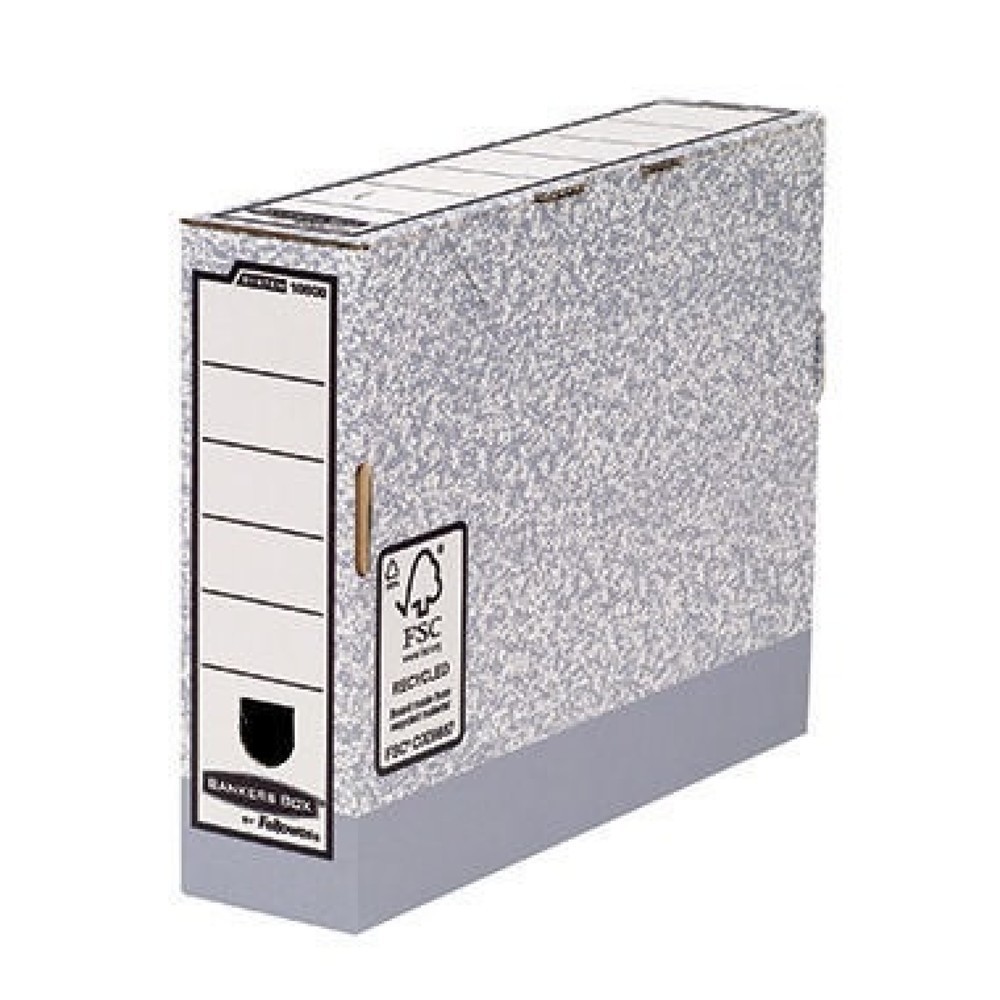 Produktabbildung: Bankers Box Archivschachtel System 1080001 grau/weiß