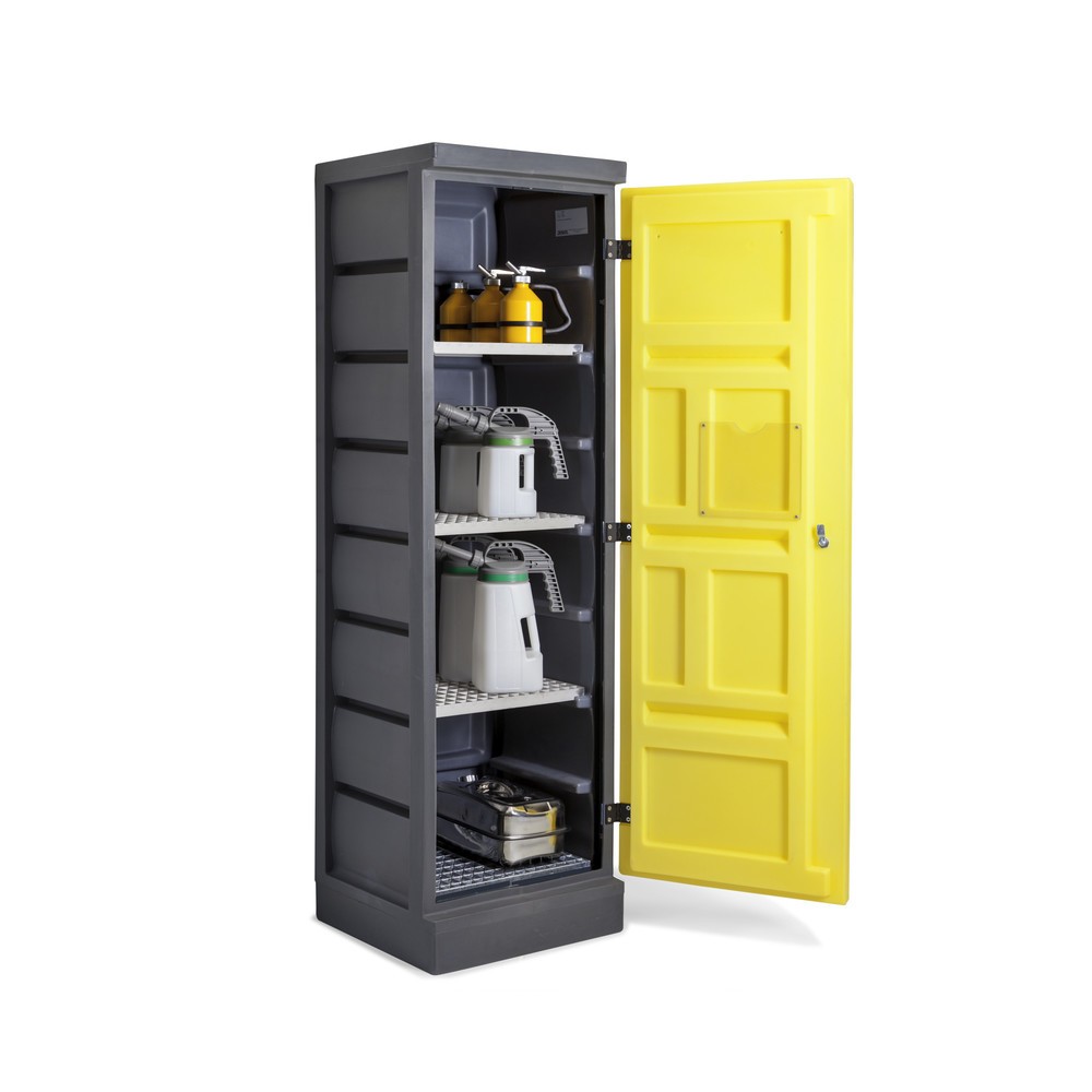 Immagine del prodotto: Denios armadietto per sostanze chimiche in PE, AxLxP 1.990 x 610 x 640 mm, 4 griglie in acciaio inox