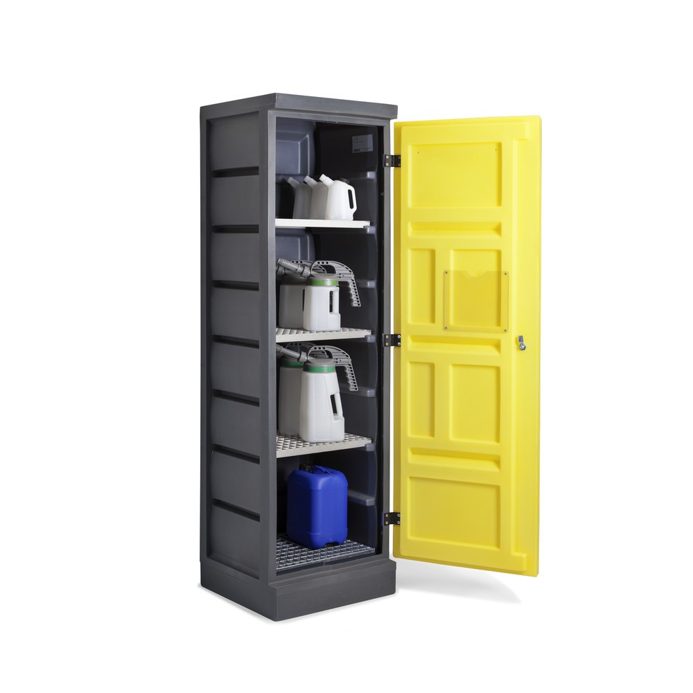 Immagine del prodotto: Denios armadietto per sostanze chimiche in PE, AxLxP 1.990 x 610 x 640 mm, 4 griglie zincate