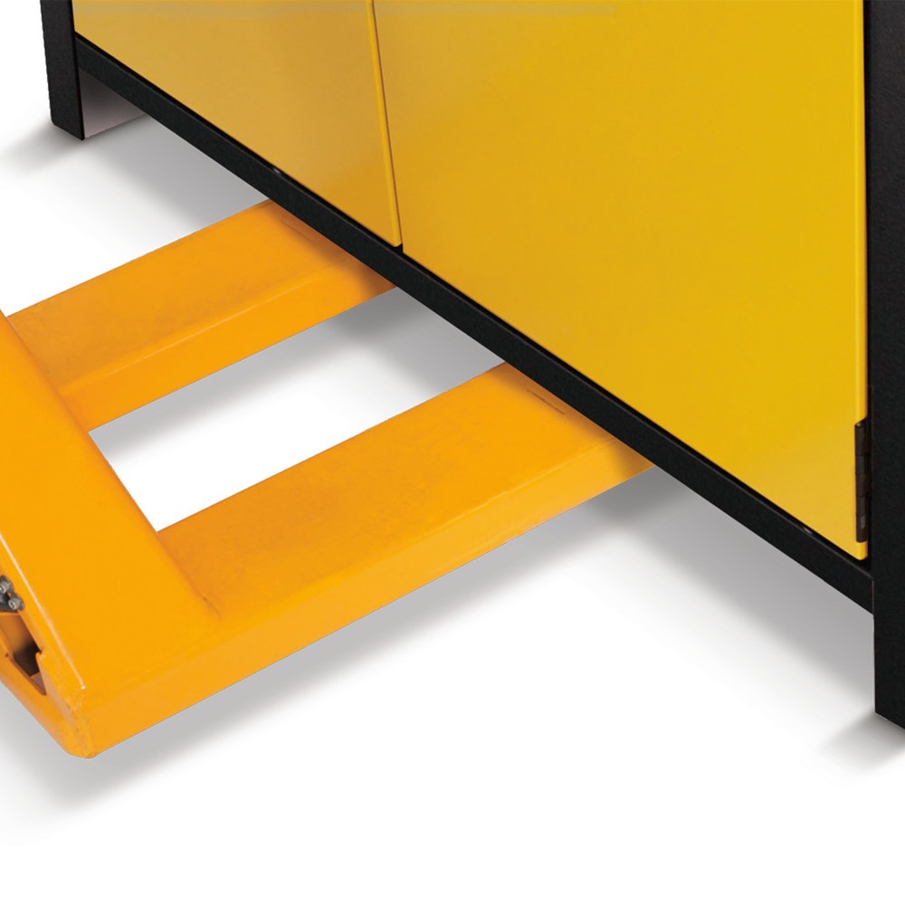 Immagine del prodotto n. 5: Armadio antincendio asecos® Q-PEGASUS/Tipo 90, 3 ripiani, AxLxP 1.953 x 599 x 615 mm, giallo oro