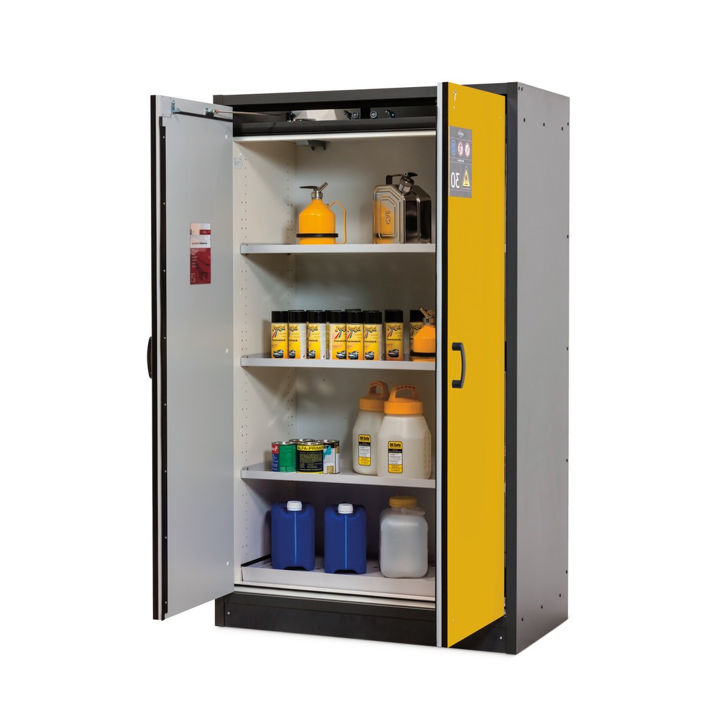 Immagine del prodotto: armadio antincendio asecos® Tipo 30, HxBxT 1.947 x 1.164 x 620 mm, grigio antracite/giallo oro