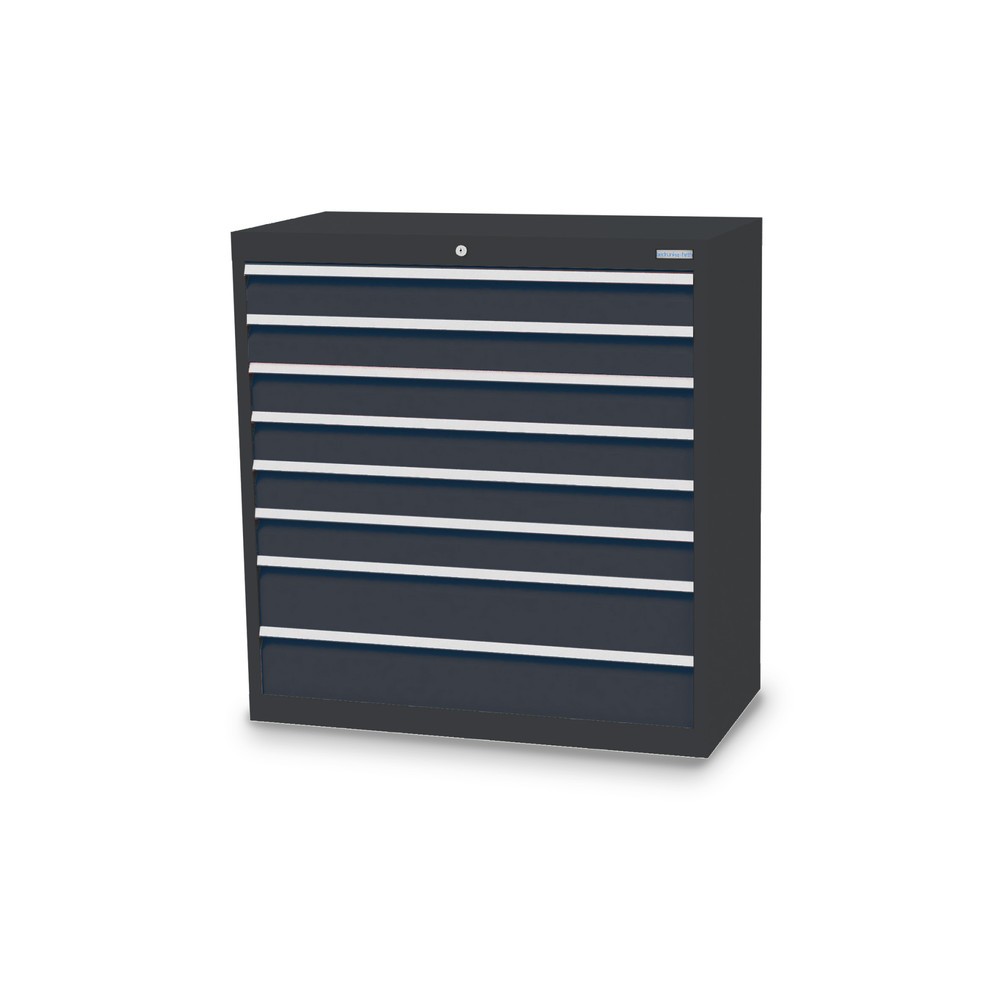Imagen del producto: Armario con cajones Bedrunka+Hirth Profi, cajones 6x100+ 2x150 mm, H x A x F 1.019 x 980 x 500 mm, gris antracita, gris antracita