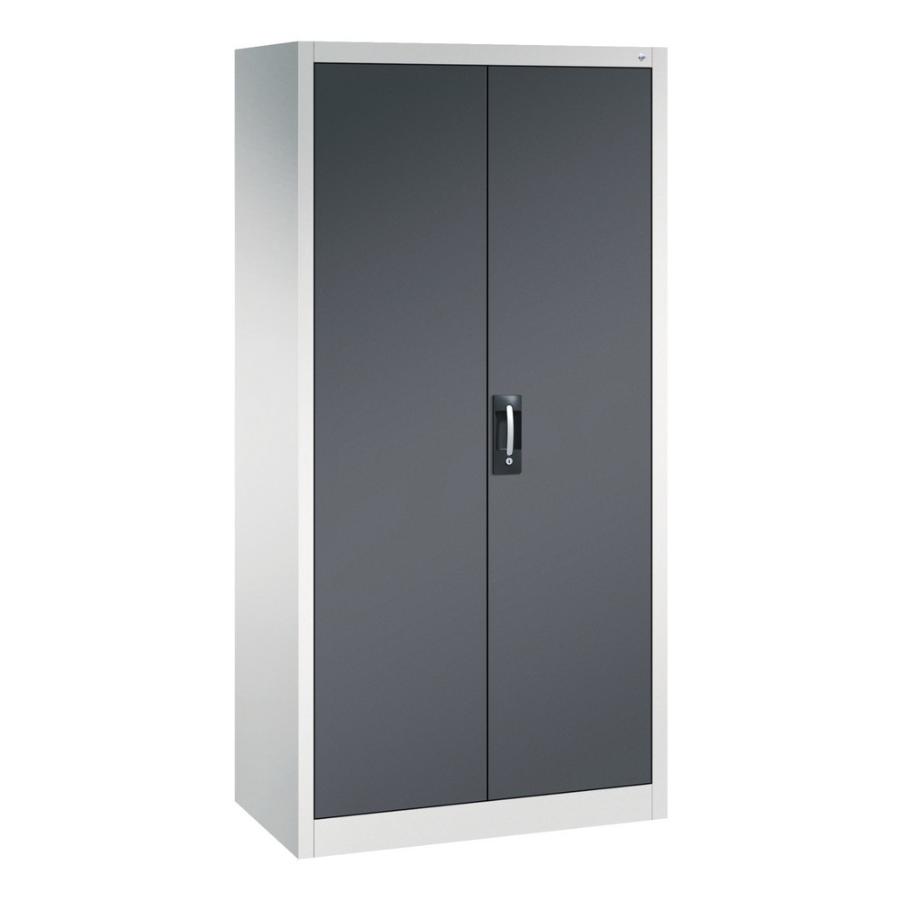 Illustration du produit: Armoire à outils C+P, tiroirs 4 x 174 mm, 6 tablettes, largeur 930 mm, gris clair, gris noir