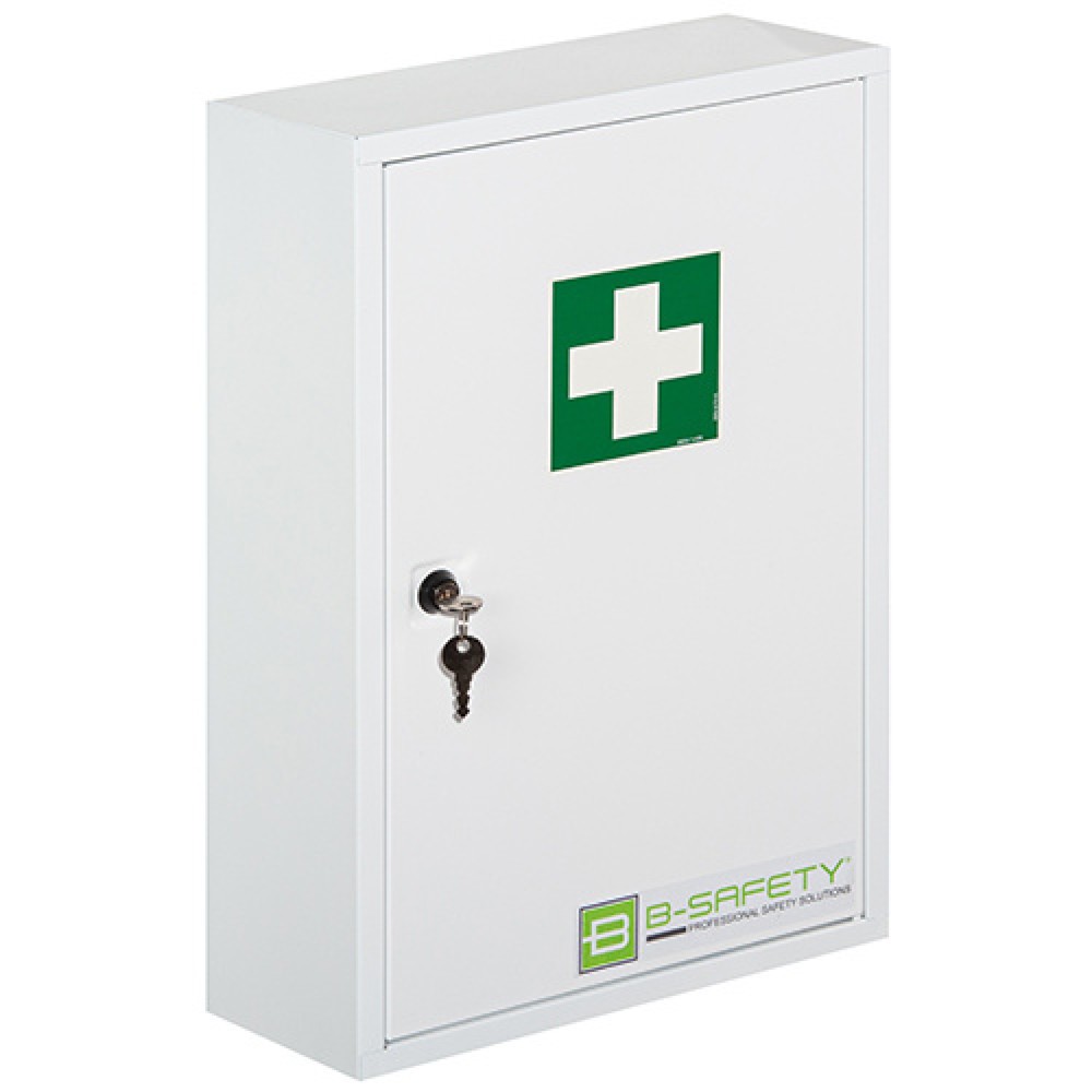 Illustration du produit: Armoire à pharmacie B-Safety CLASSIC, avec remplissage DIN 13157