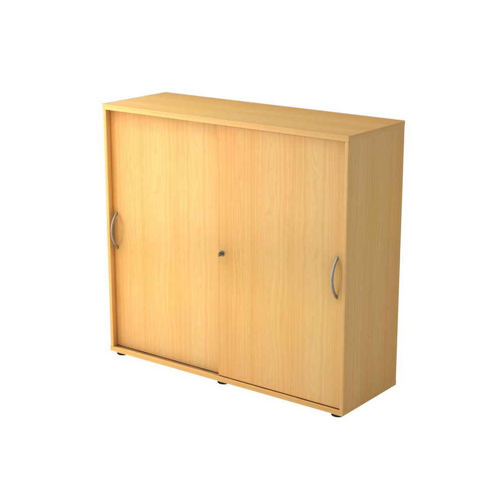 Illustration du produit: Armoire à portes coulissantes Hammerbacher 3OH 120 cm BM hêtre/hêtre