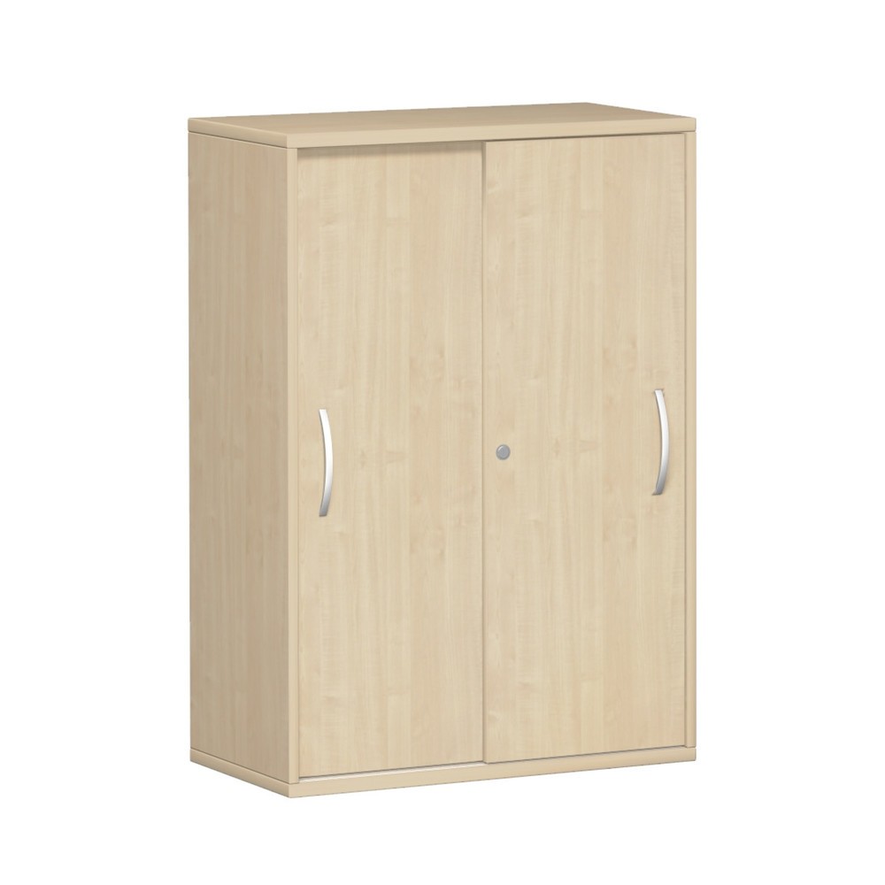 Illustration du produit: Armoire à portes coulissantes Profi, 3 hauteurs de classeurs, largeur 800 mm, érable