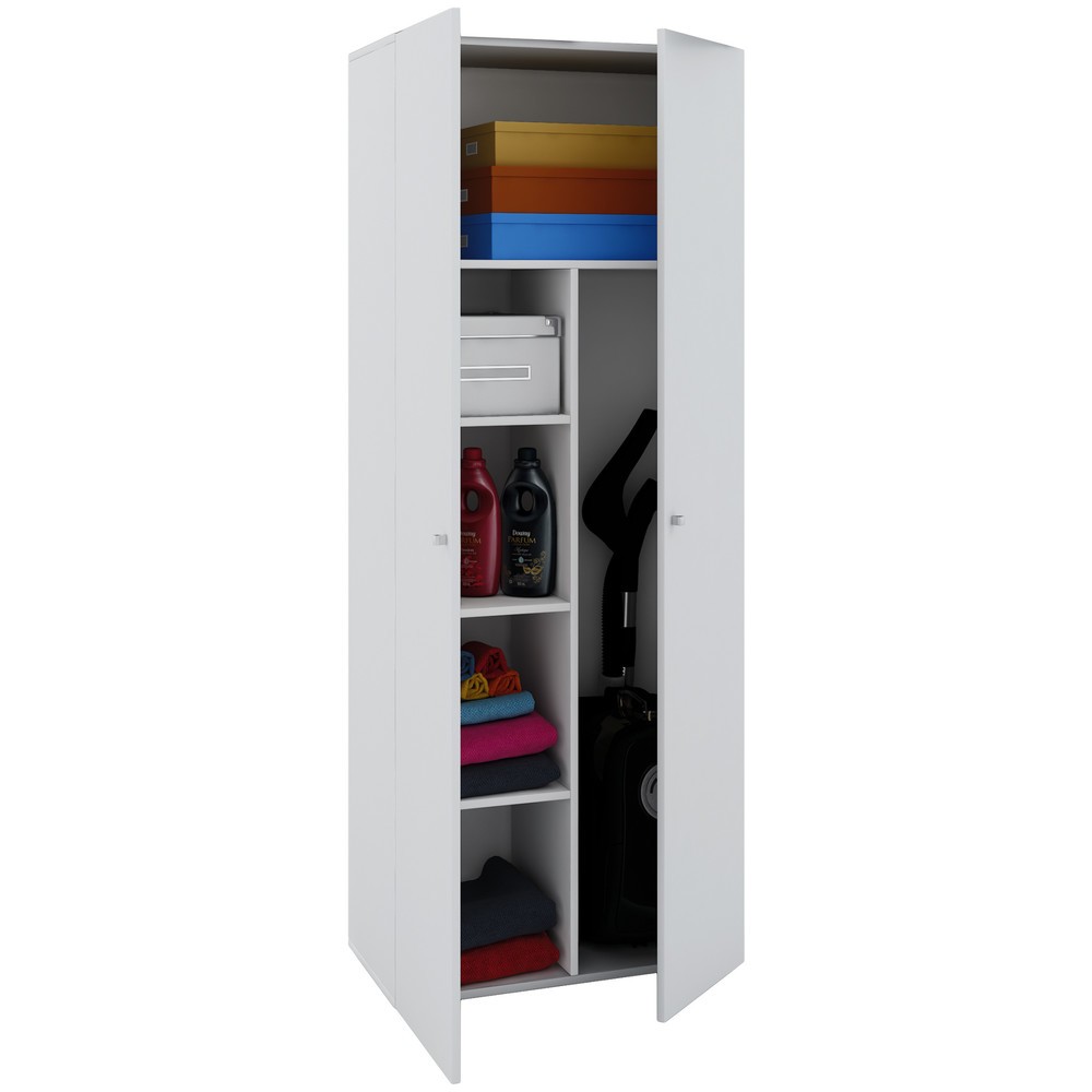 Illustration du produit: VCM armoire à produits de nettoyage Vandol II, avec portes, blanche