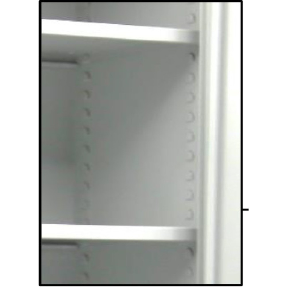 N° de l'image du produit 4 : Armoire à produits de nettoyage avec serrure à cylindre à pêne tournant, HxlxP 1 950 x 920 x 420 mm