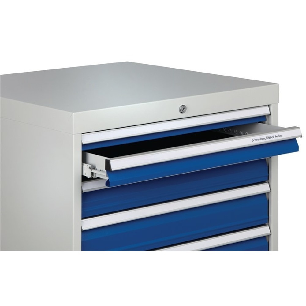 N° de l'image du produit 5 : Armoire à tiroirs, gris clair / gris anthracite, 6 tiroirs, H 1 019xL 705xP 736 mm, extension totale