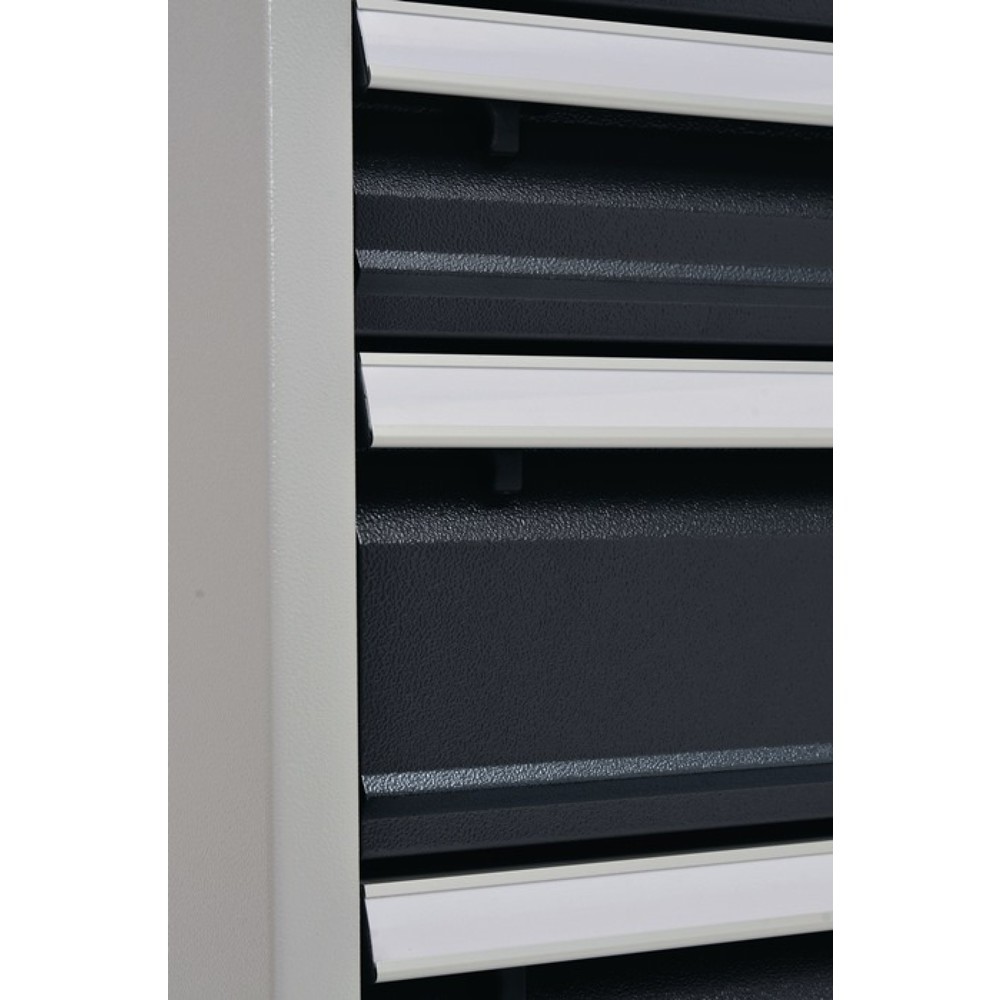 N° de l'image du produit 7 : Armoire à tiroirs, gris clair / gris anthracite, 6 tiroirs, H 1 019xL 705xP 736 mm, extension totale