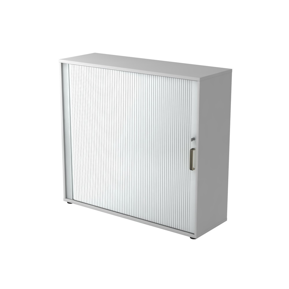 Illustration du produit: Armoire à volet roulant Hammerbacher hor. 3OH 120 cm SG gris/argenté