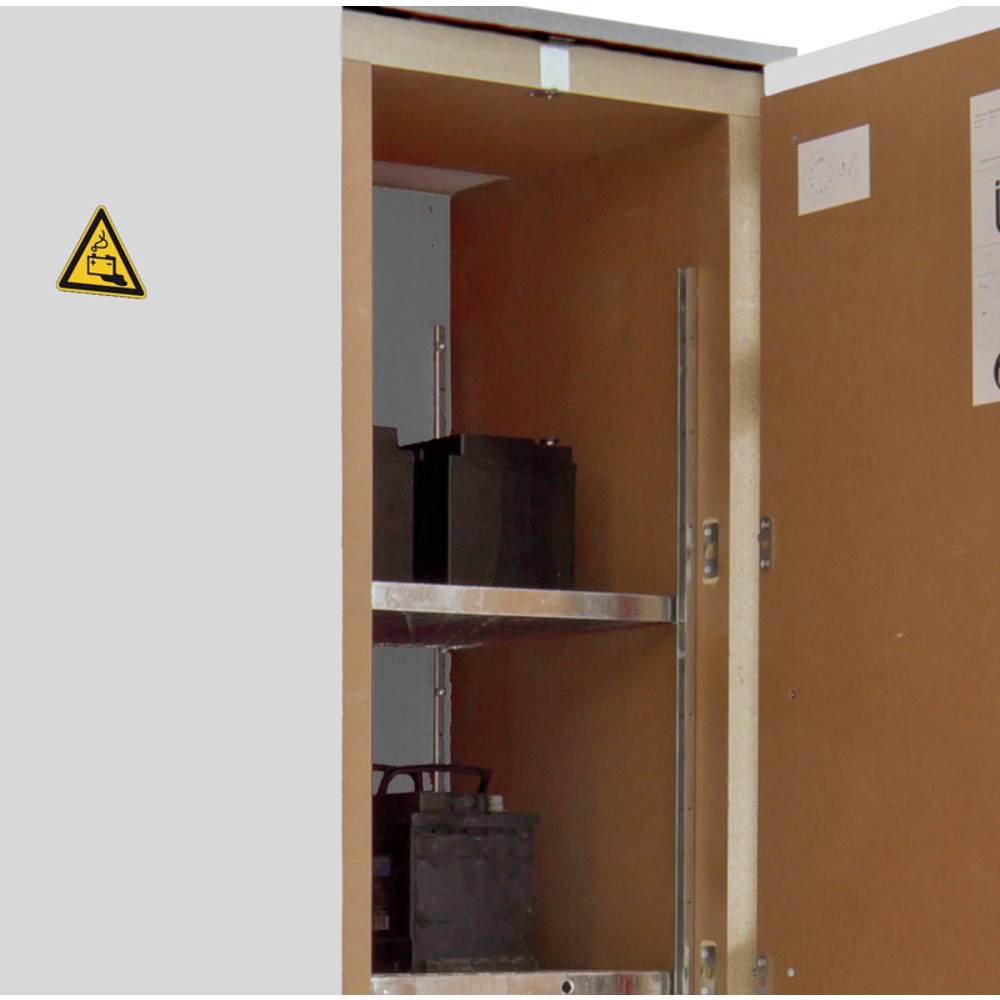 N° de l'image du produit 3 : Steinbock® Batterie-armoire de sécurité pour batterie lithium-ions, 2 vantaux
